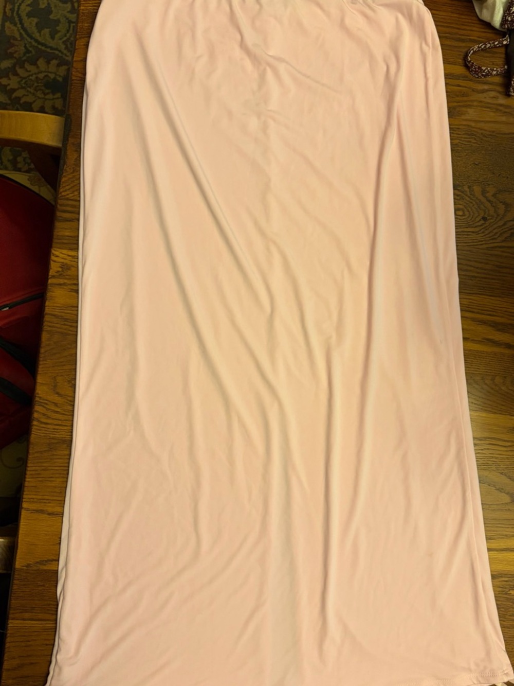 Lucy in the Sky Soft Blush Maxi Skirt